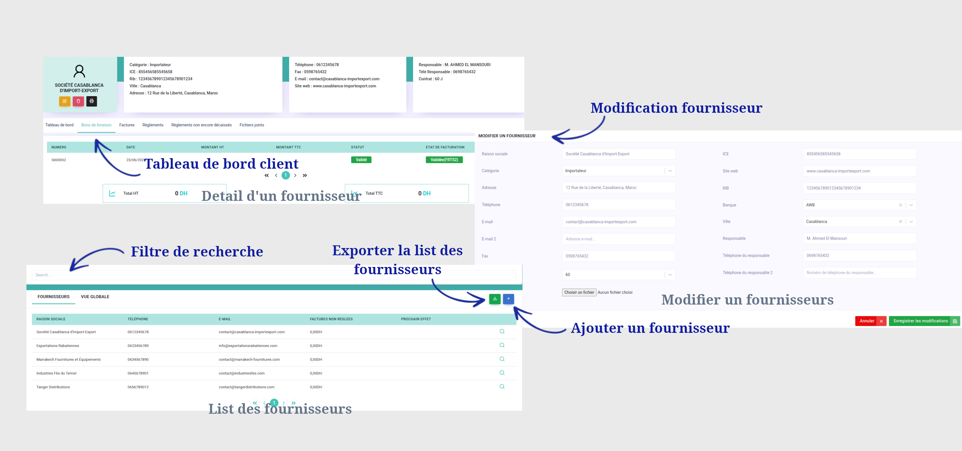 Gestion des clients